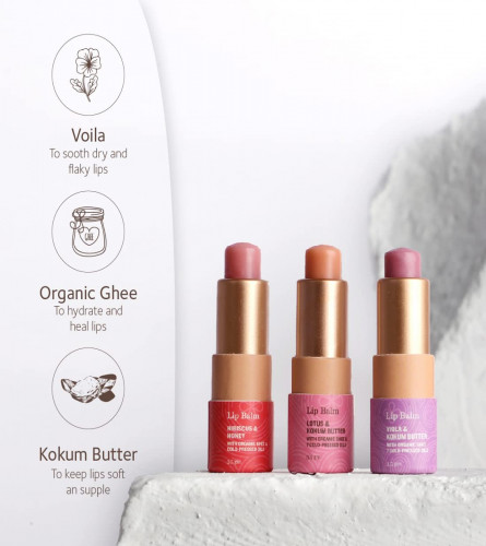 SoulTree Ayurvedic Hibiscus & Honey with Organic Ghee Lip Balm