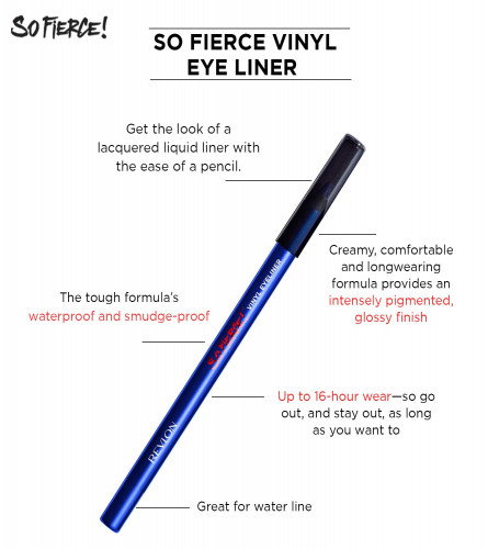 Revlon So Fierce Vinyl Eye Liner- Royal Rules Blue 1.2 gm