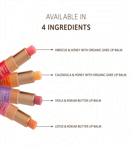 SoulTree Ayurvedic Calendula & Honey with Organic Ghee Lip Balm