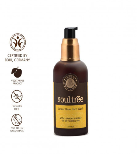 Soultree Turmeric And Indian Rose Face Wash