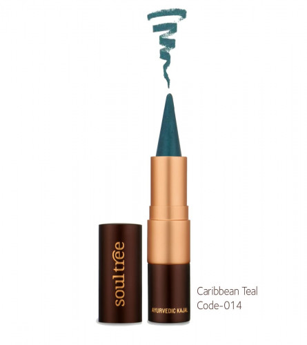 SoulTree Ayurvedic Kajal - 014 Caribbean Teal Kajal