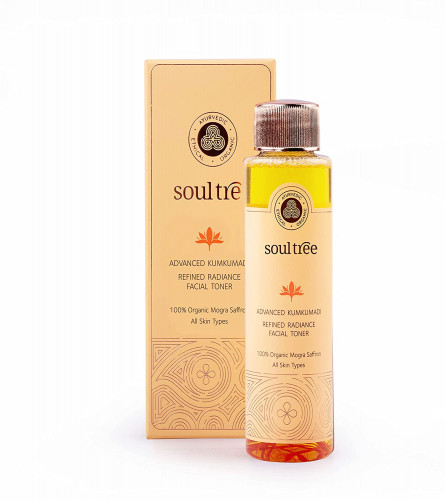 Soultree Advanced Kumkumadi - Refined Radiance Facial Toner | Organic Mogra Saffron Water