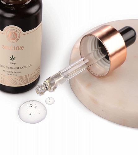 SoulTree Hemp Ayurvedic Treatment Facial Oil for Youthful Radiance