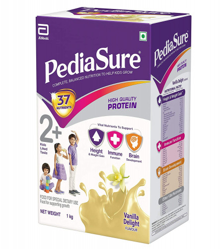Abbott PediaSure Health & Nutrition Drink Powder for Kids Growth - 1kg (Vanilla)