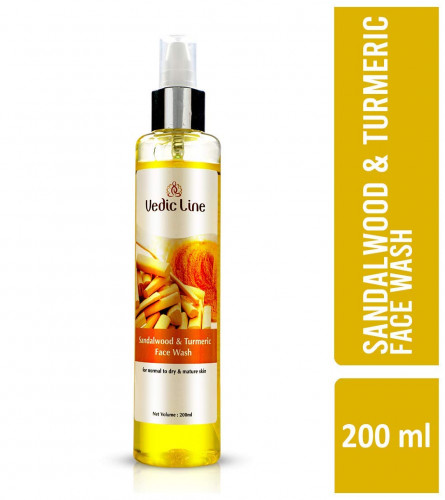 Vedicline Sandalwood & Turmeric Face Wash Reduces scars and breakouts
