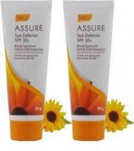 ASSURE Sun Defense SPF 30+ Broad Spectrum UVA & UVB Protection, Oil Free and Long Lasting