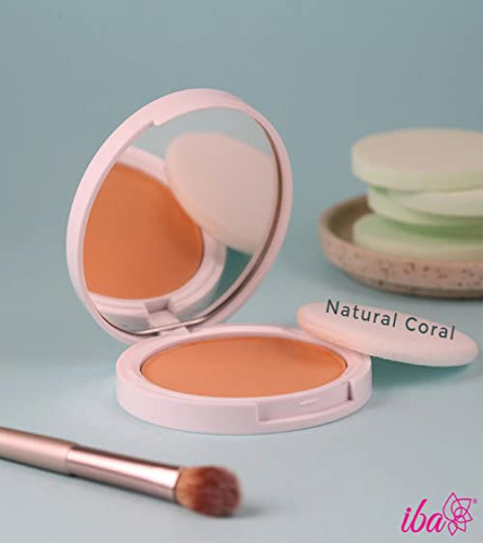 Iba Pure Skin Perfect Look Long Wear Mattifying Compact -Natural Coral