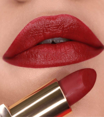 Iba Long Stay Matte Lipstick Shade M08 Burgundy Red