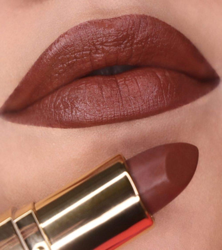 Iba Long Stay Matte Lipstick ShadeM03 Toffee Brown