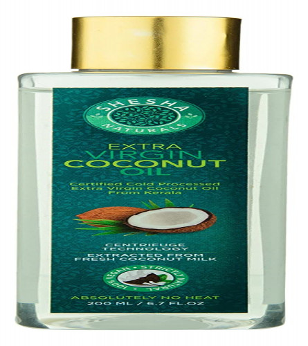 Shesha Ayurveda Cold Processed Extra Virgin Coconut Oil, Hair oil / for long or healthy Hair