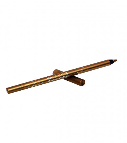 INCOLOR Glide Gel Eye Kajal Gold 1.2 g (Pack of 2)