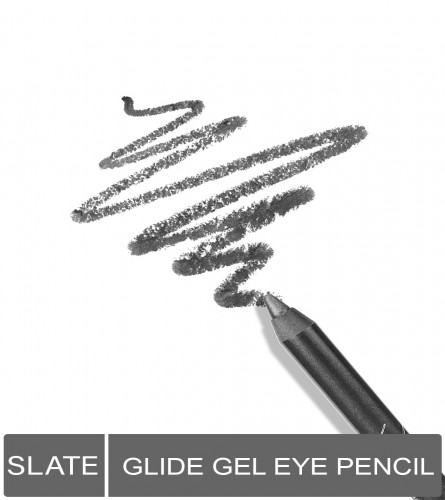 INCOLOR Glide Gel Eye Kajal Slate For Girl and Women 1.2 g (Pack of 2)