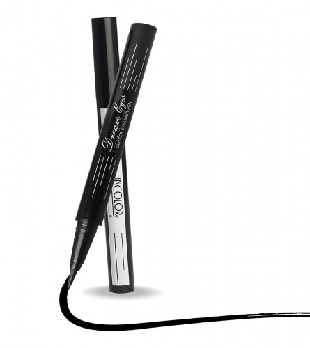 INCOLOR Dreameyes Eyeliner Black For Girl and Women 2 g (Pack of 2)