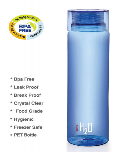 Cello H2O Plastic Unbreakable Water Bottle