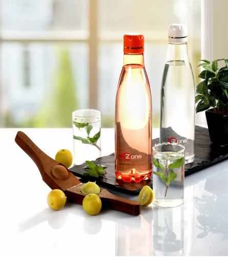 Cello Ozone Plastic Water Bottle Set 1 L Multicolor (Set of 6)