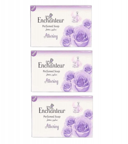 Enchanteur Alluring Perfumed Soap with Lavender Extracts