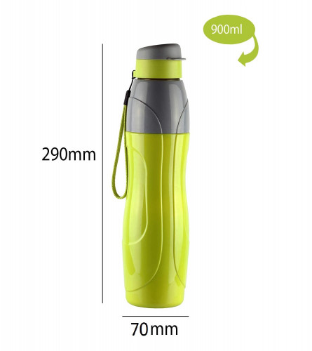 Cello Puro Plastic Sports Water Bottle 720 ml Multicolor (Set of 2)