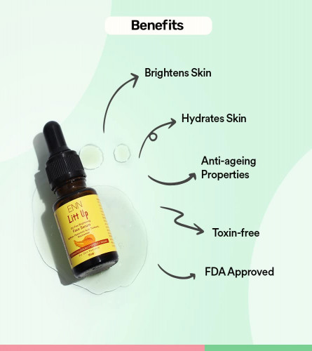 ENN LITT UP Ubtan Oil-free Brightening Serum | Anti-Ageing Solution | Lightweight