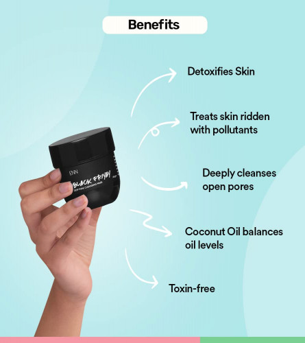 Enn Black Friyay - Deep Pore Cleansing Activated Charcoal Face Mask With Aloe Vera
