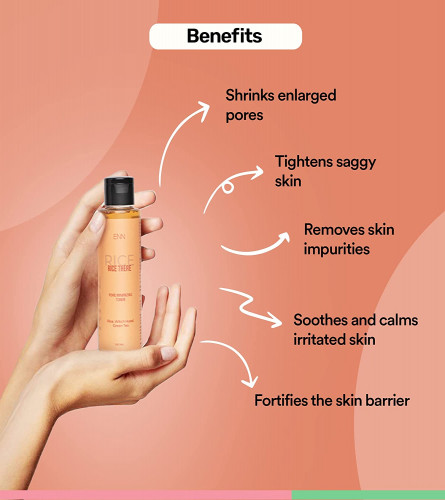 ENN Rice There Pore Minimizing Face Toner Oil Control With Rice And Witch Hazel Extract