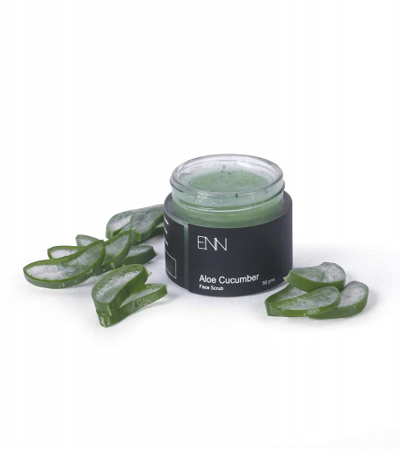 ENN Aloe Cucumber Mild Gel Face Scrub Antioxidant Powerhouse With Aloe Vera