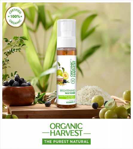 Organic Harvest Brightening Face Toner For Glowing & Blemish Free Skin