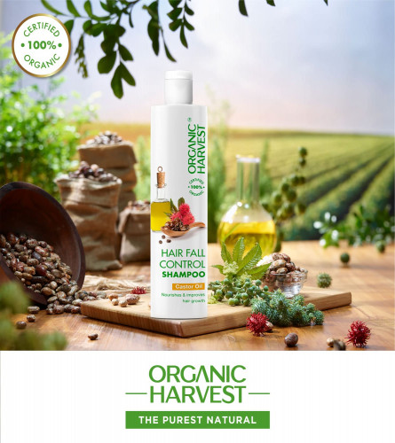 Organic Harvest Hair Fall Control Shampoo, For All Hair Types