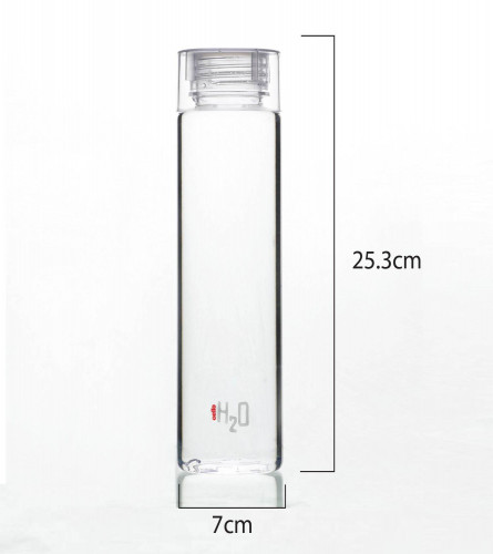 Cello H2O Premium Edition Plastic Bottle 1 L, Set of 6, Clear (Fs)