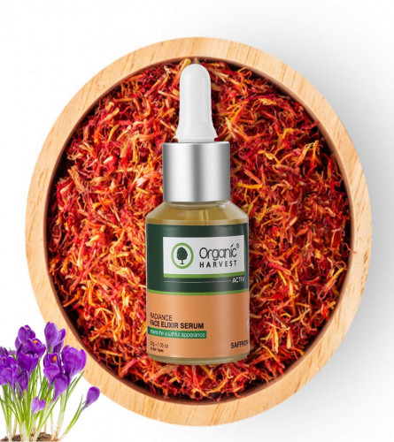 Organic Harvest Radiance Face Elixir Serum, Helps In Anti-Ageing, Reduces Dark Spots