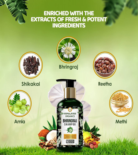 Himalayan Organics Bhringraj Ayurvedic Therapeutic Shampoo
