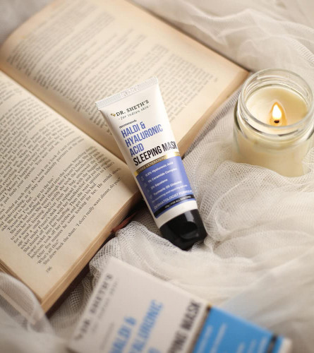 Dr. Sheth'S Haldi And Hyaluronic Acid Sleeping Mask Cream With Ceramides & Vitamin E