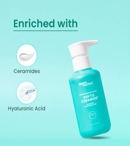 Earth Rhythm Phyto Ceramide Body Lotion with Hyaluronic Acid & Ceramides
