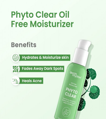 Earth Rhythm Phyto Clear Oil Free Moisturizer, Hydrates & Moisturize skin