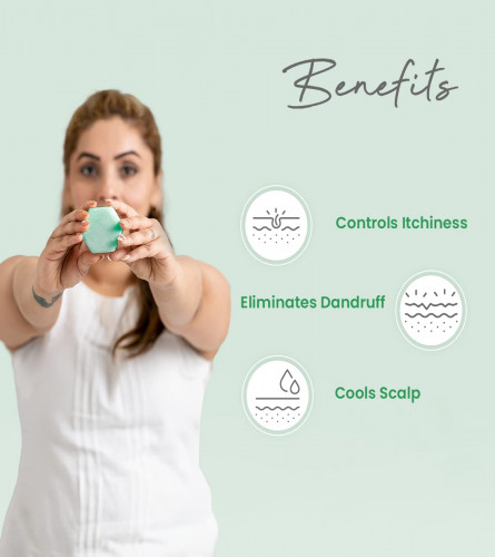 Earth Rhythm Anti-Dandruff Shampoo Bar for Itchy & Flaky Scalp