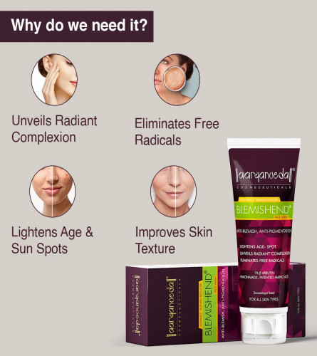 Aryanveda Blemishend Face Wash For Age spot & Banishes Free Radicals For Men & Women