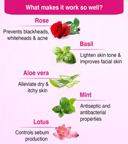 Aryanveda Face Rose Toner For Face hydration, Oil Control & Cleans Pores For Men And Women