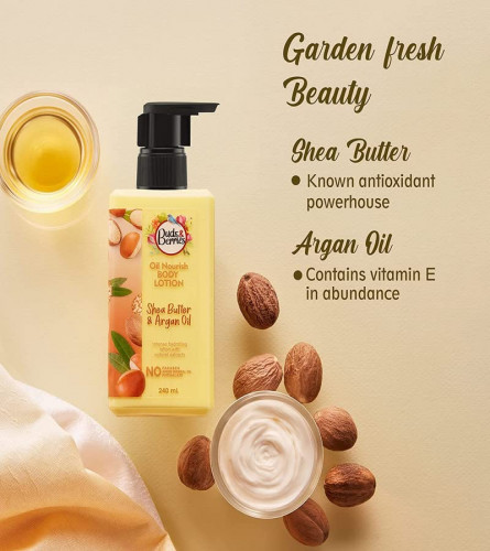 Buds & Berries Oil Nourish Body Lotion with Shea Butter | Rich & Deep Moisturization