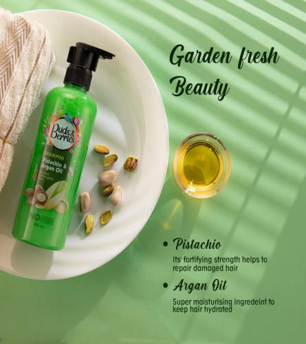 Buds & Berries Color Protectant Shampoo with Pistachio and Argan Oil