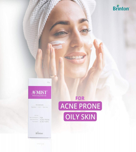 Brinton AcMist Moisturizing Cream Gel For Acne Prone 50 oz