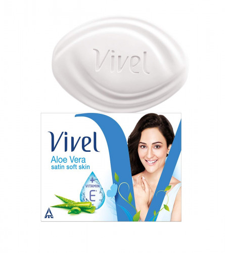 Vivel Aloe Vera Bathing Bar 100 g (Pack of 4)