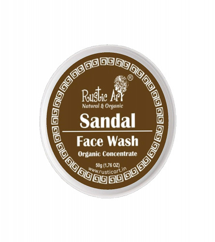 Rustic Art Organic Sandal Face Wash Concentrate for Detanning