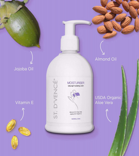ST. D'VENCE Original Body Lotion with Almond Oil & Aloe Vera (Normal Skin)