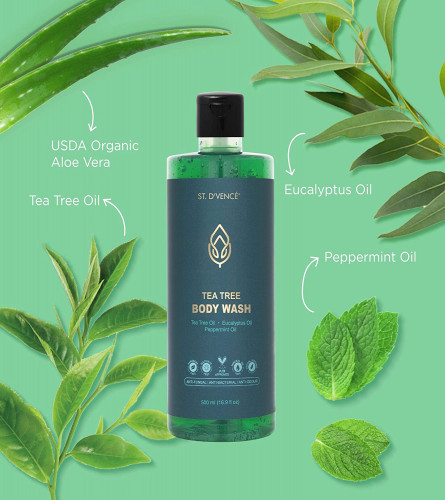 St. D’Vence Refreshing Tea Tree Oil Body Wash