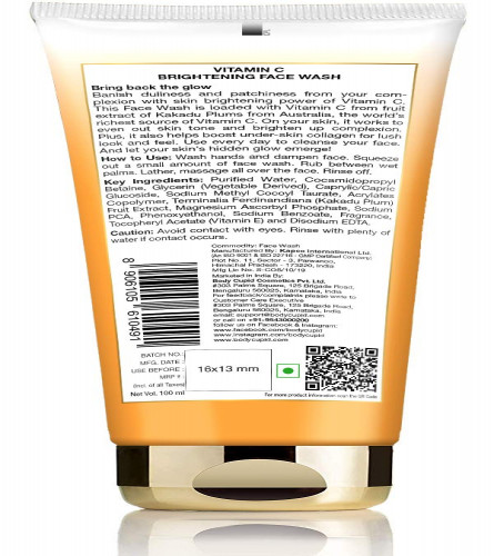 Body Cupid Vitamin C Brightening Face Wash from Fruit Extract of Kakadu Plums