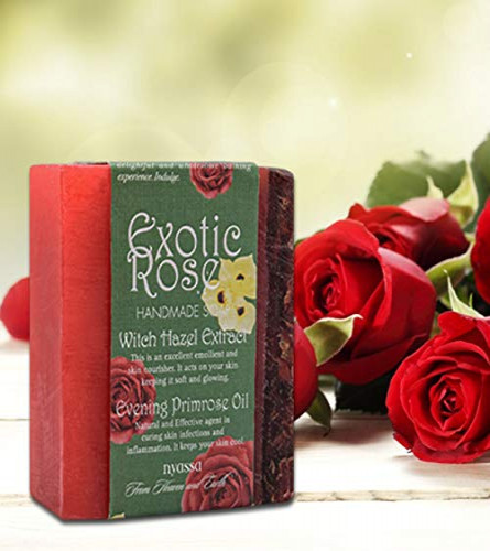 Nyassa Luxurious Exotic Rose Handmade Natural Bathing Soap