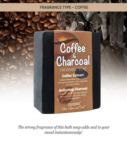 Nyassa Coffee and Charcoal Handmade soap