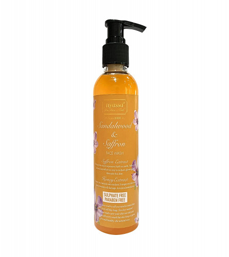 Nyassa Sandalwood & Saffron face wash with saffron and Honey extracts