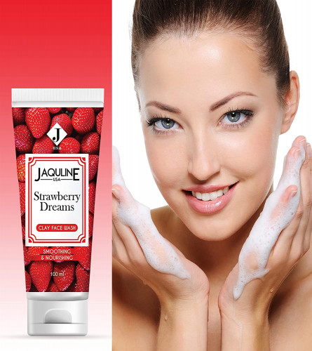 Jaquline USA Strawberry Dreams Clay Face Wash
