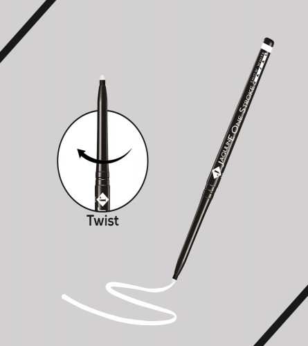 Jaquline USA Onestroke Kajal Snow White | Highly Pigmented