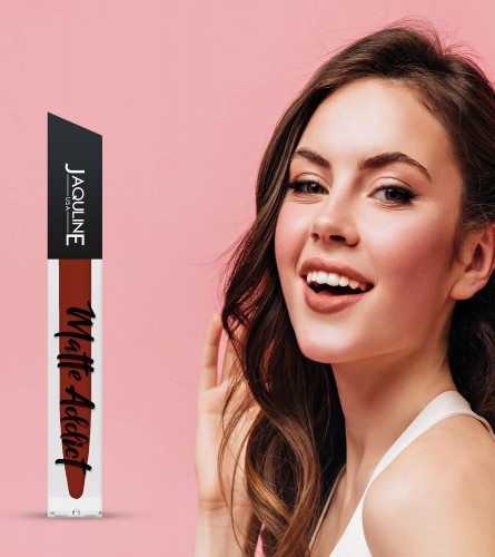 Jaquline USA Liquid Lipsticks Moca Chic 05 (Matte)